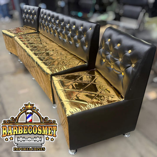 Juego Mueble espera Dorado